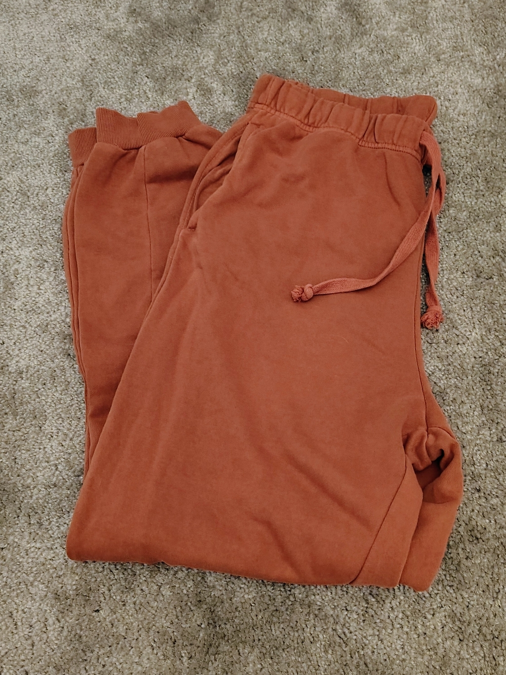 Pumpkin Colored Sweat Pants DIP Brand Jogger Pants in  Size Small Like New